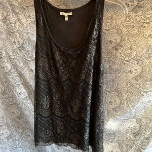 Gray lace Maurice’s tank